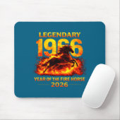 1966 Jahr des Feuerpferds 60. Geburtstag Chinese  Mousepad (Mit Mouse)