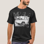 1966 Lowrider Chevrolet Impala Chevy Low Rider Car T-Shirt (Vorderseite)