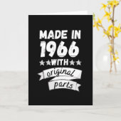 1966 mit Originalteilen hergestellt, Karte (Gelbe Blume)