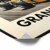 1966 Monaco Grand Prix Vintag Wall Poster (Ecke)