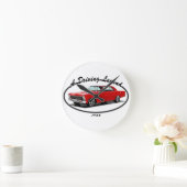 1966_nova_red runde wanduhr (Zuhause)