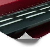 1966 Red Corvette Sting Ray Poster (Ecke)