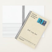 1966 Robert Burns Briefmarken Antiquarisch Literar Notizblock (Innen)