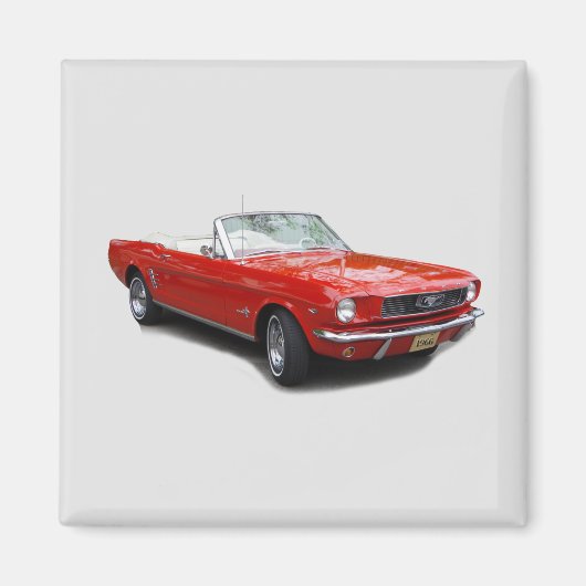 1966 roter konvertibler Magnet (Vorne)