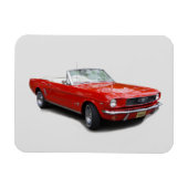 1966 roter konvertibler Magnet (Horizontal)