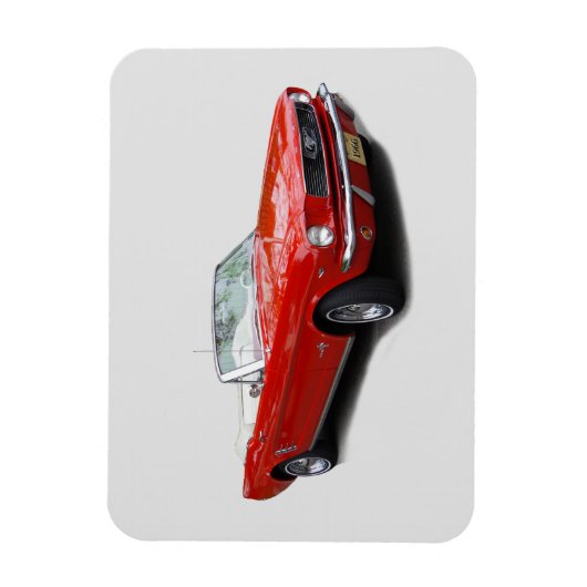 1966 roter konvertibler Magnet (Vertikal)