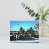 1966 Southernmost Motel Key West, Spring Break ... Postkarte (Stehend Vorderseite)