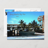 1966 Southernmost Motel Key West, Spring Break ... Postkarte (Vorne/Hinten)
