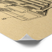 1966 Vintage Kamerapatentkunst Zeichnend Print Poster (Ecke)