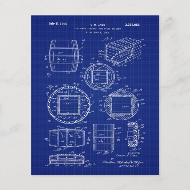 1966 Whiskey Container Art (Vorderseite)