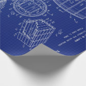 1966 Whiskey Container Art Geschenkpapier (Ecke)
