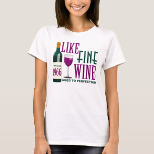 1966 WIE BIS Vintager FEINWEIN T-Shirt