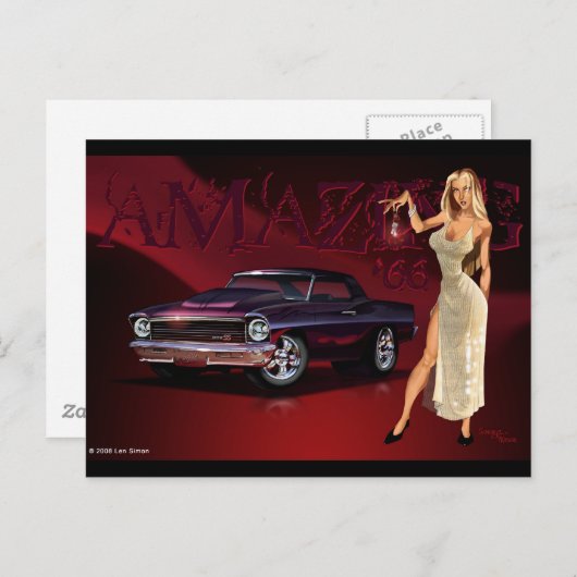 1966Nova Postkarte (Vorne/Hinten)