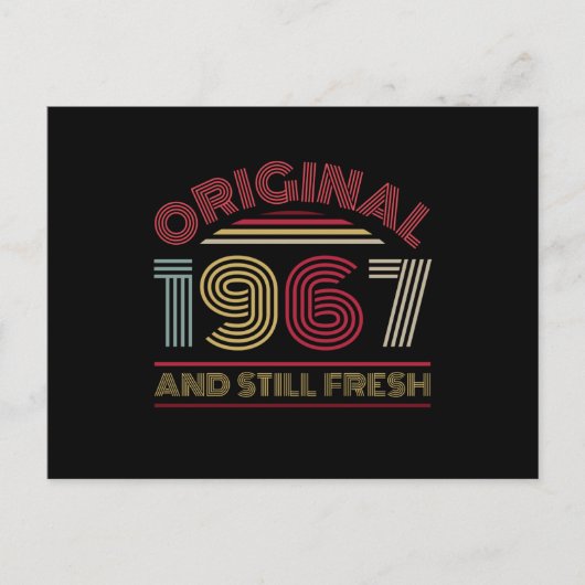 1967 55. Birthday Postkarte (Vorderseite)