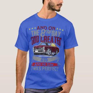 1967 67 GTO Klassiker Old School Muscle Car und  T-Shirt