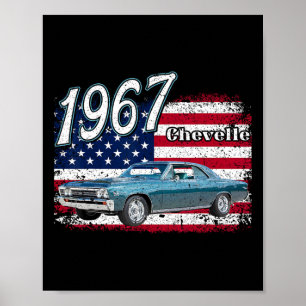 1967 67 GTX 4. Juli Amerikaner Poster