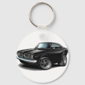 1967-69 Barracuda Black Car Schlüsselanhänger (Vorderseite)