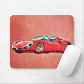 1967 Alfa Romeo 33 Stradale Mousepad (Mit Mouse)