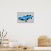 1967 Buick Riviera Muscle Car Poster (Küche)
