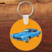 1967 Buick Riviera Muscle Car Schlüsselanhänger (Vorderseite)