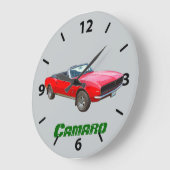 1967 Cabrio Camaro Muscle Car Große Wanduhr (Winkel)