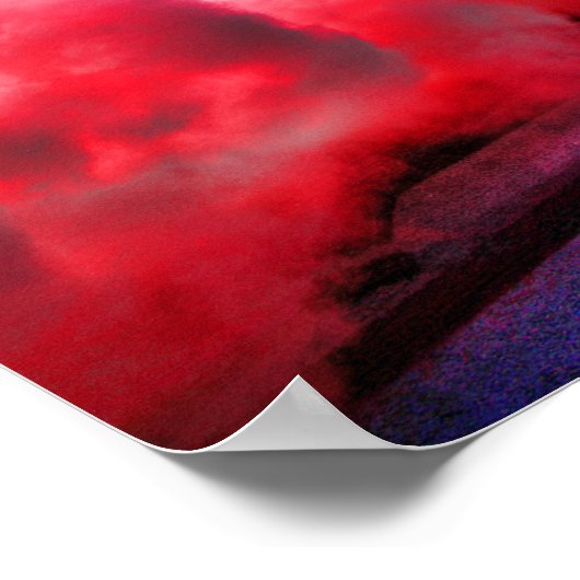 1967 Camaro Burnout Poster (Ecke)