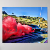 1967 Camaro Burnout Poster (Vorne)