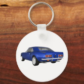 1967 Camaro SS: Blue Finish: 3D Model: Schlüsselanhänger (Vorderseite)
