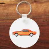 1967 Camaro SS: Orange Finish: 3D Model: Schlüsselanhänger (Vorderseite)
