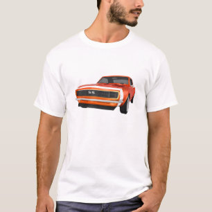 1967 Camaro SS: OrangenFinish: 3D-Modell: T-Shirt