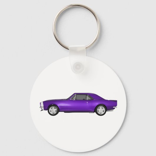 1967 Camaro SS: Purple Finish: 3D Model: Schlüsselanhänger (Vorderseite)