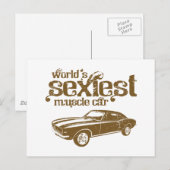 1967 Chevrolet Camaro SS 396 Postkarte (Vorne/Hinten)