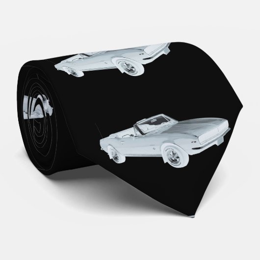 1967 Chevy Camaro RS Muscle Car Pop Art Krawatte (Gerollt)