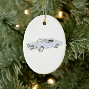 1967 Chevy Chevelle Keramikornament