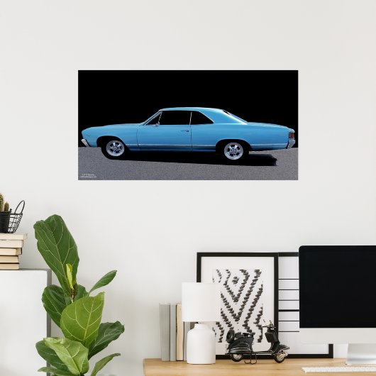 1967 CHEVY MALIBU POSTER (Heimbüro)