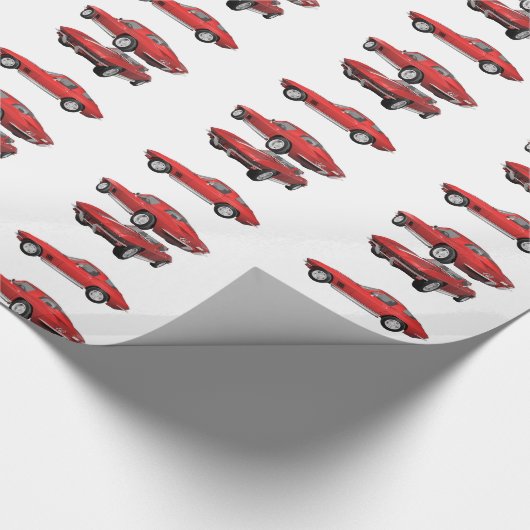 1967 Corvette C2 Geschenkpapier (Ecke)