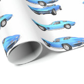 1967 Corvette C2: Geschenkpapier (Rolleneckpunkt)