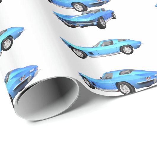 1967 Corvette C2: Geschenkpapier (Rolleneckpunkt)