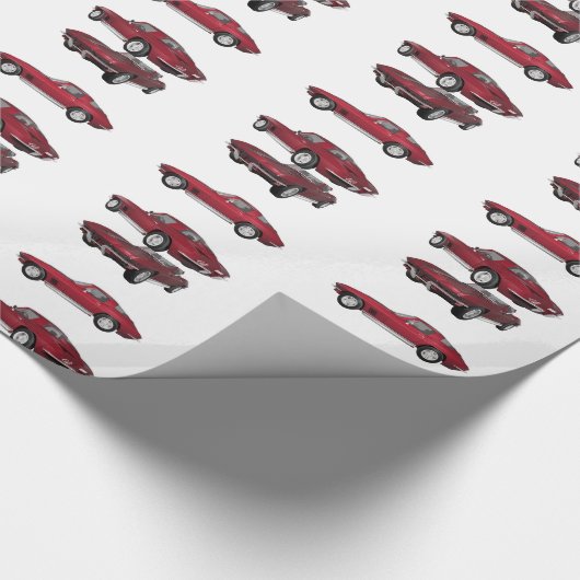 1967 Corvette C2: Geschenkpapier (Ecke)