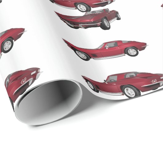 1967 Corvette C2: Geschenkpapier (Rolleneckpunkt)