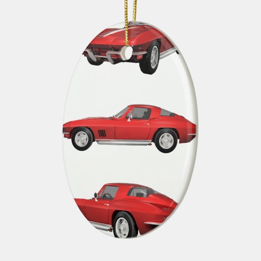 1967 Corvette C2 Keramik Ornament (Links)