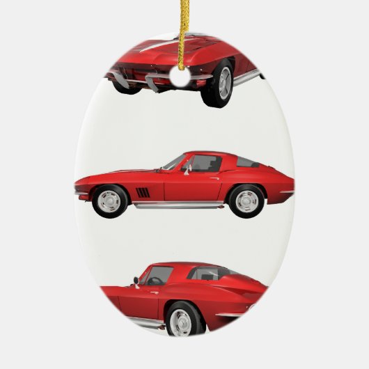 1967 Corvette C2 Keramik Ornament (Vorne)
