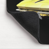 1967 Corvette Sportwagen: Gelbfisch Mousepad (Ecke)