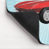 1967 Corvette: Sportwagen: Red Finish: Mousepad (Ecke)