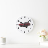 1967 Corvette: Wall Clock Runde Wanduhr (Zuhause)