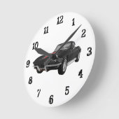 1967 Corvette: Wall Clock Runde Wanduhr (Winkel)