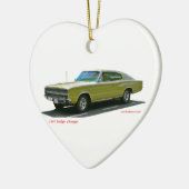 1967_Dodge_Charger Keramik Ornament (Links)
