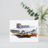1967 El Camino White Truck Postkarte (Stehend Vorderseite)