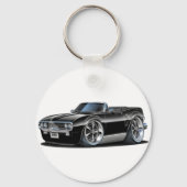 1967 Firebird Black Convertible Schlüsselanhänger (Vorderseite)