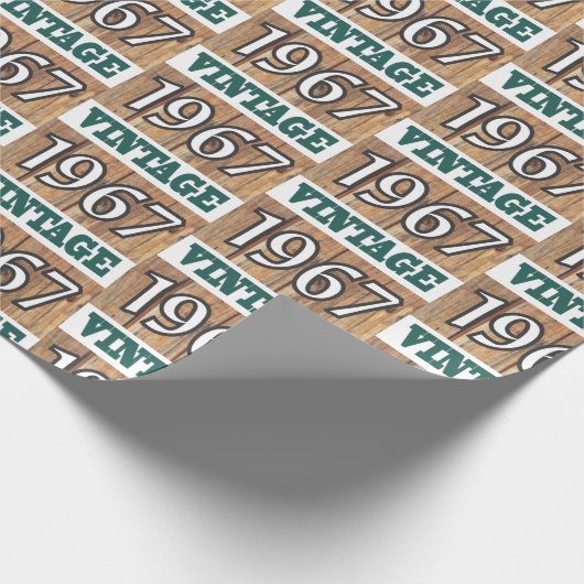 1967 geboren geschenkpapier (Ecke)